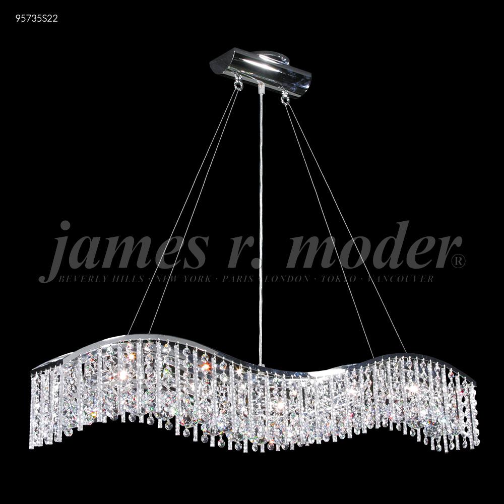 Fashionable Broadway Wave Chandelier 95735S22 The Glass Candle
