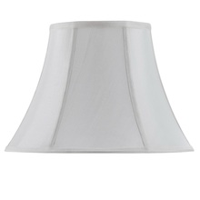 CAL Lighting SH-8104/18-WH - 12.5" Tall White Fabric Shade