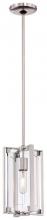 Minka George Kovacs P1401-613 - CRYSTAL CLEAR - 1 LIGHT MINI PENDANT