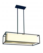 Meyda White 115261 - 36" Long Diahanne Oblong Pendant