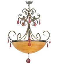 Meyda White 117740 - 28"W Jeri Inverted Pendant