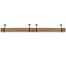 Meyda White 129574 - 144"L Quadrato Linear Semi-Flushmount