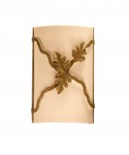 Meyda White 134378 - 8" Wide Fauna Wall Sconce