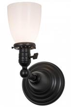 Meyda White 136388 - 5"W Revival Goblet Wall Sconce