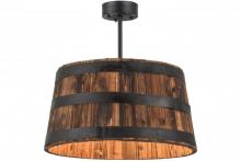 Meyda White 160496 - 25" Wide Whiskey Barrel Pendant