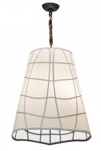 Meyda White 191373 - 22" Wide Earzz Pendant