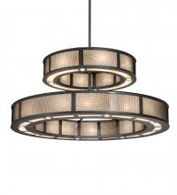Meyda White 202731 - 72" Wide Telluride Magic Two Tier Chandelier