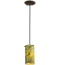 Meyda White 210029 - 5" Wide Cilindro Jadestone Mini Pendant