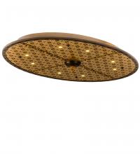 Meyda White 231107 - 48" Long Geometrik Ceiling Medallion