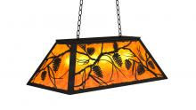 Meyda White 234359 - 33" Long Whispering Pines Oblong Pendant