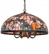 Meyda White 246068 - 22" Wide Tiffany Magnolia Pendant